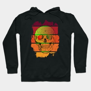 Retro Grunge Skulls Hoodie